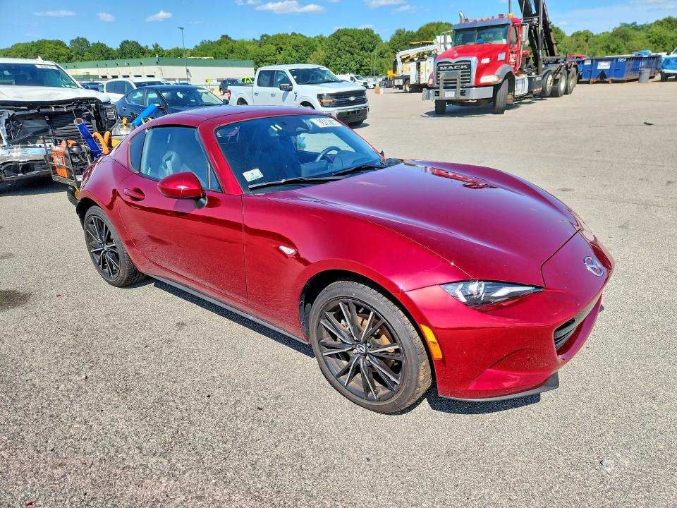 2026 Mazda Mx-5 miata VIN JM1NDAM71T0700895 COPART salvage auction — REAR END, MA - CERTIFICATE OF TITLE, sold $7,200 on 2026-08-03 (photo 4)