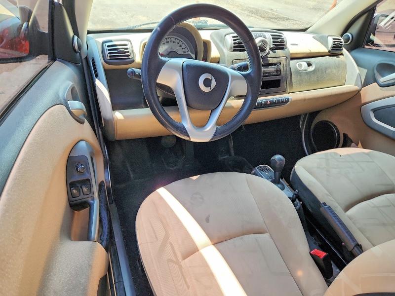 2009 Smart Fortwo VIN WMEEJ31X89K229075 COPART salvage auction — FRONT END, Nm - Cert Of Title-Salvage, sold $550 on 2026-08-13 (photo 8)