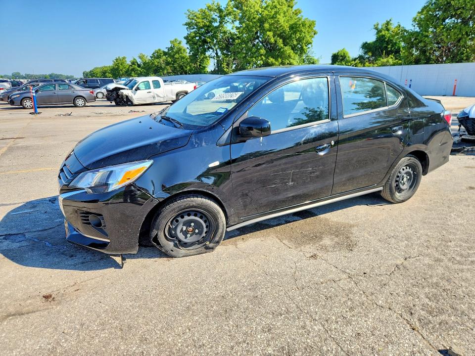 2024 Mitsubishi Mirage VIN ML32FUFJ1RHF14300 COPART salvage auction — FRONT END, Tx - Certificate Of Title, sold $3,000 on 2026-07-22 (photo 1)
