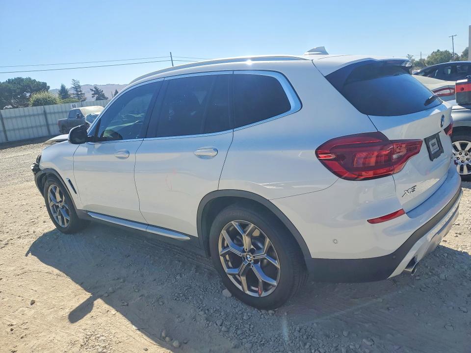 2020 BMW X3 VIN 5UXTY5C01L9B91914 COPART salvage auction — FRONT END, Ca - Salvage Certificate, sold $1,300 on 2026-07-30 (photo 2)