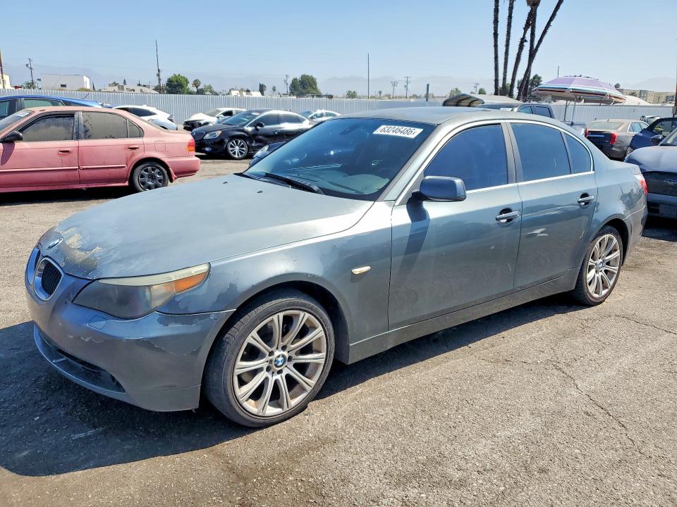 2004 BMW 5er VIN WBANA53564B175495 COPART salvage auction — NORMAL WEAR, Ca - Salvage Certificate, sold $250 on 2026-08-04 (photo 1)