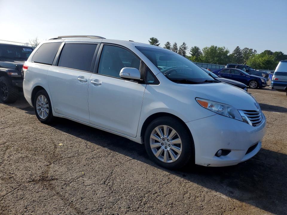 2014 Toyota Sienna VIN 5TDDK3DC3ES085468 COPART salvage auction — UNDERCARRIAGE, Pa - Certificate Of Salvage, sold $1,750 on 2026-07-17 (photo 4)