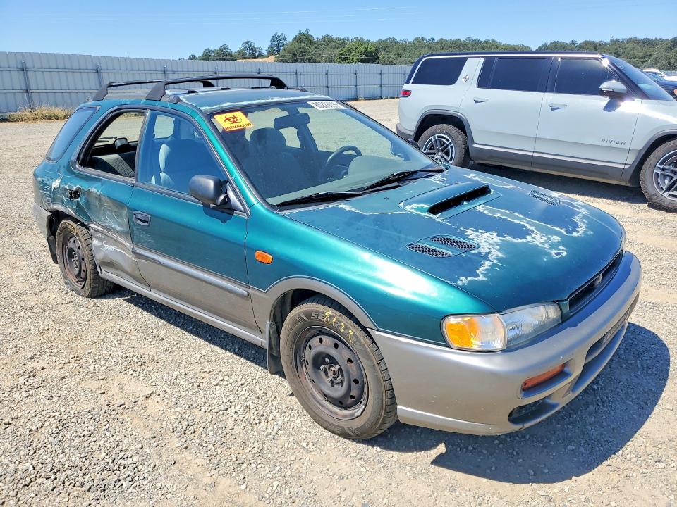 1997 Subaru Impreza VIN JF1GF485XVH806365 COPART salvage auction — SIDE, CA - SALVAGE CERTIFICATE, sold $60 on 2026-07-31 (photo 4)