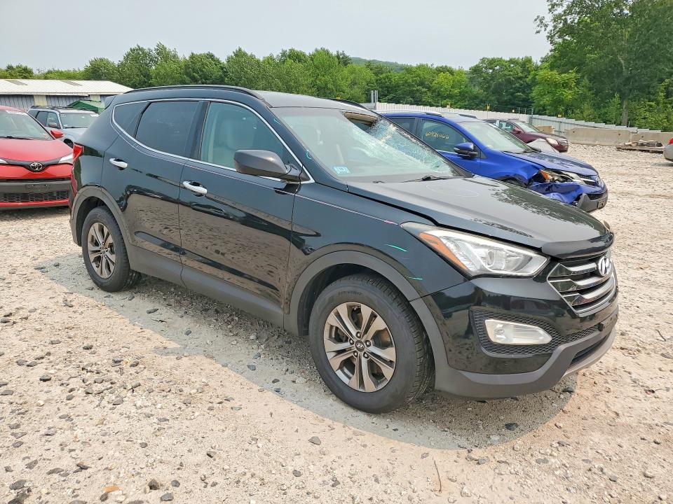 2016 Hyundai Santa fe VIN 5XYZUDLBXGG380050 COPART salvage auction — ROOF, MA - CERT OF TITLE-RECONSTRCTD COLL, sold $1,100 on 2026-07-22 (photo 4)