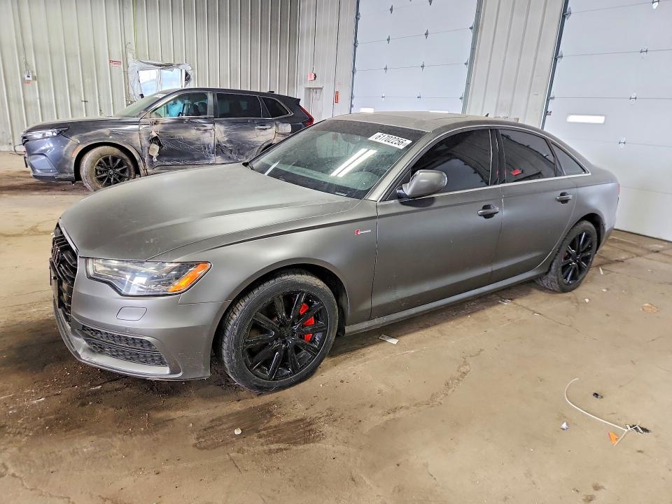 2014 Audi A6 VIN WAUHGAFC0EN081868 COPART salvage auction — VANDALISM, WI - CERTIFICATE OF TITLE, sold $250 on 2026-07-27 (photo 1)