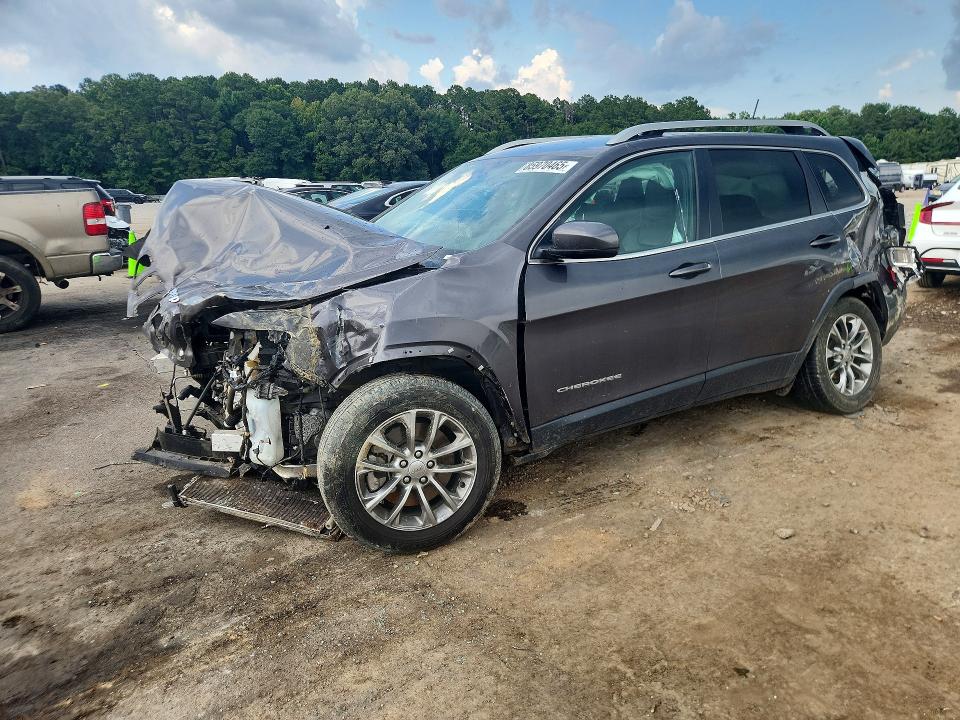 2021 Jeep Cherokee VIN 1C4PJLLB0MD116193 COPART salvage auction — FRONT END, Ms - Cert Of Title-Salvaged, sold $30 on 2026-07-31 (photo 1)