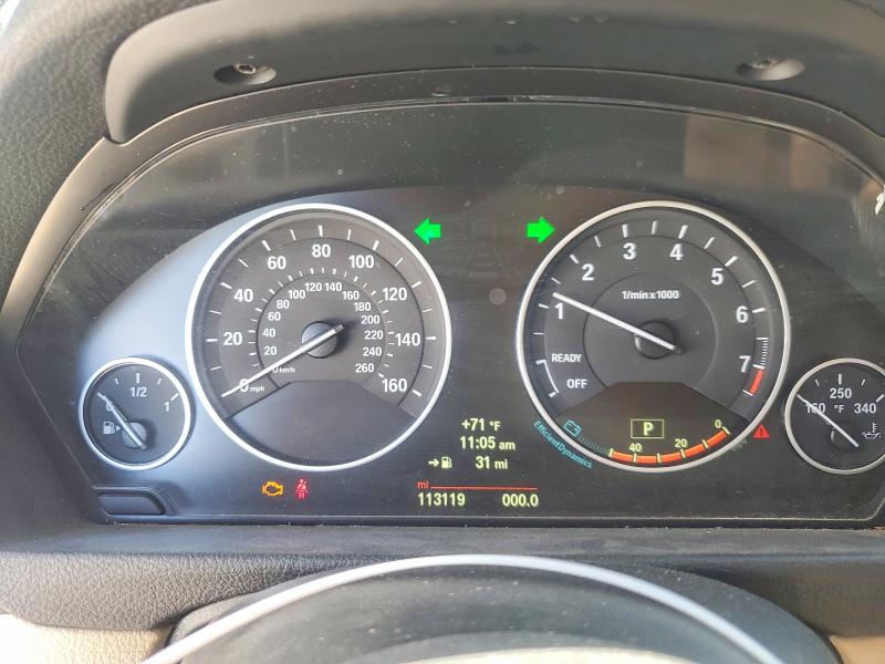 2014 BMW 3er VIN WBA3A5G55ENP32852 COPART salvage auction — MECHANICAL, Ca - Salvage Certificate, sold $950 on 2026-07-14 (photo 9)