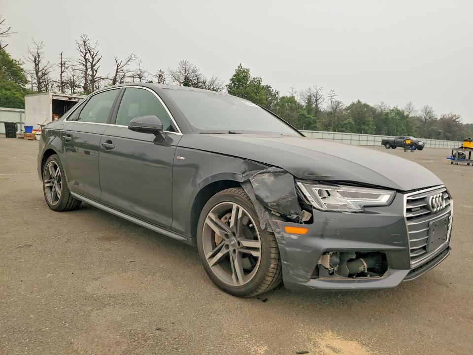 2017 Audi A4 VIN WAUFNAF46HA150435 COPART salvage auction — FRONT END, Ny - Mv-907A Salvage Certificate, sold $7,900 on 2026-07-27 (photo 4)