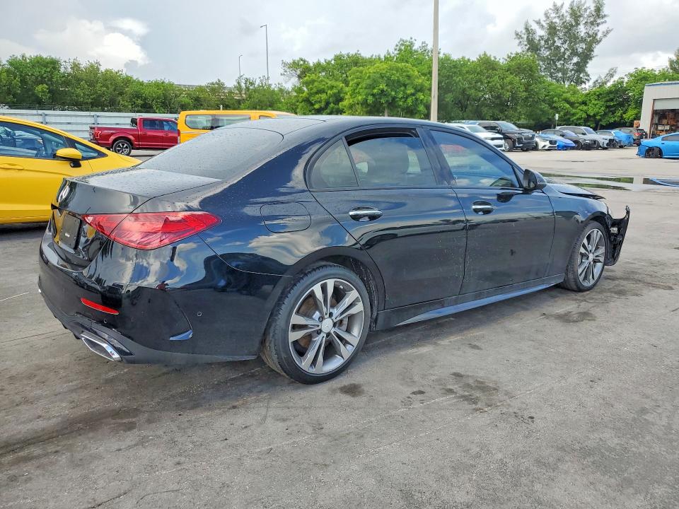 2024 Mercedes-benz C-klasse VIN W1KAF4GB5RR198803 COPART salvage auction — FRONT END, Fl - Certificate Of Destruction, sold $14,600 on 2026-08-19 (photo 3)