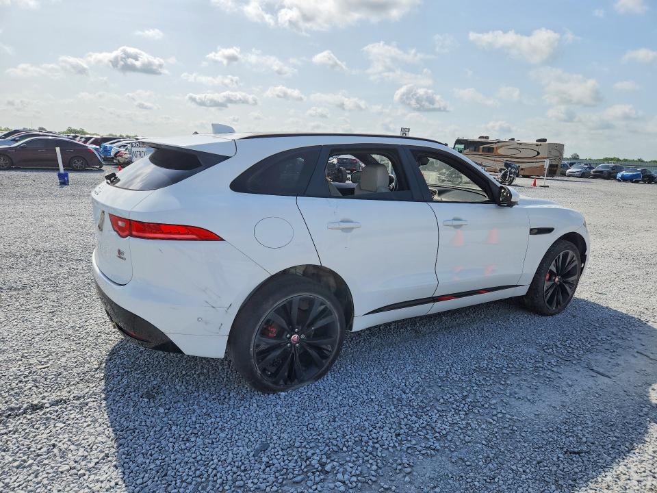 2018 Jaguar F-pace VIN SADCM2FV7JA291631 COPART salvage auction — MECHANICAL, La - Certificate Of Title, sold $3,700 on 2026-08-03 (photo 3)