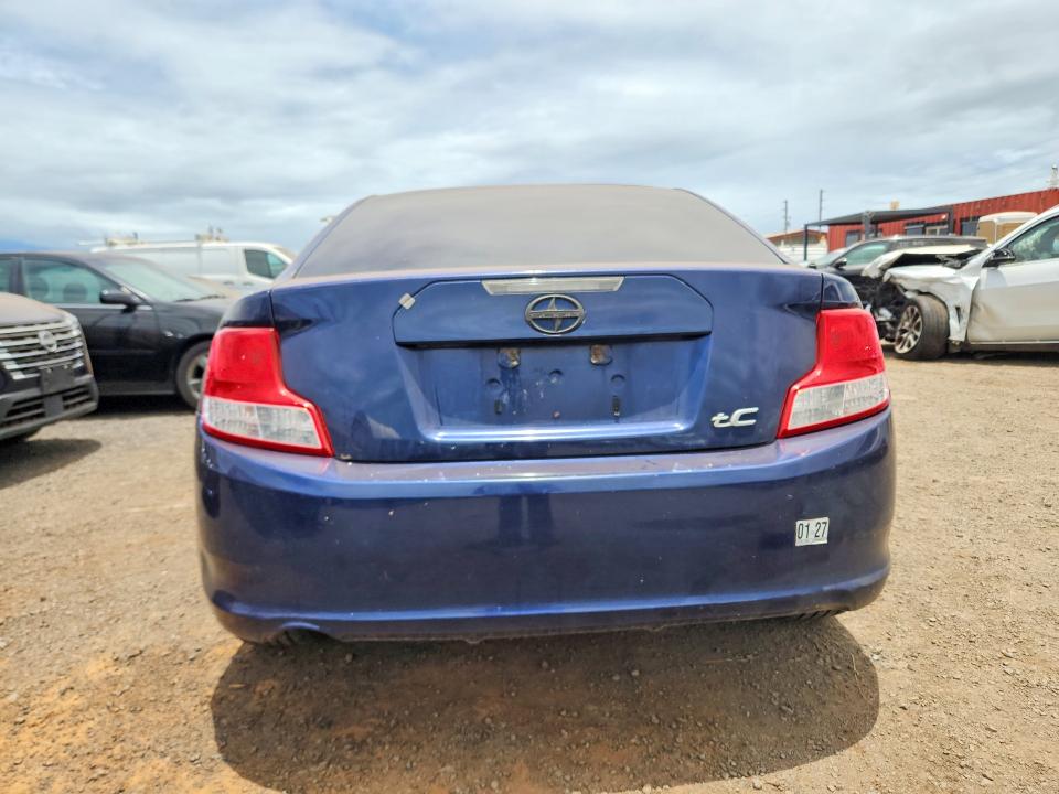 2011 Scion Tc VIN JTKJF5C79B3021772 COPART salvage auction — WATER/FLOOD, HI - BILL OF SALE - PARTS ONLY, sold $30 on 2026-09-04 (photo 6)