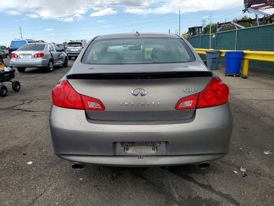 2010 Infiniti G VIN JN1CV6AR9AM452475 COPART salvage auction — SIDE, Co - Public - Salvage Title, sold $600 on 2026-07-14 (photo 6)
