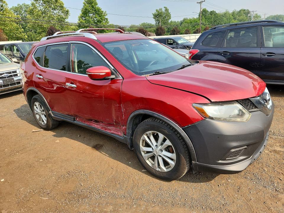 2015 Nissan Rogue VIN KNMAT2MV6FP538182 COPART salvage auction — SIDE, CT - CERT OF TITLE-SALVAGE, sold $700 on 2026-07-28 (photo 4)