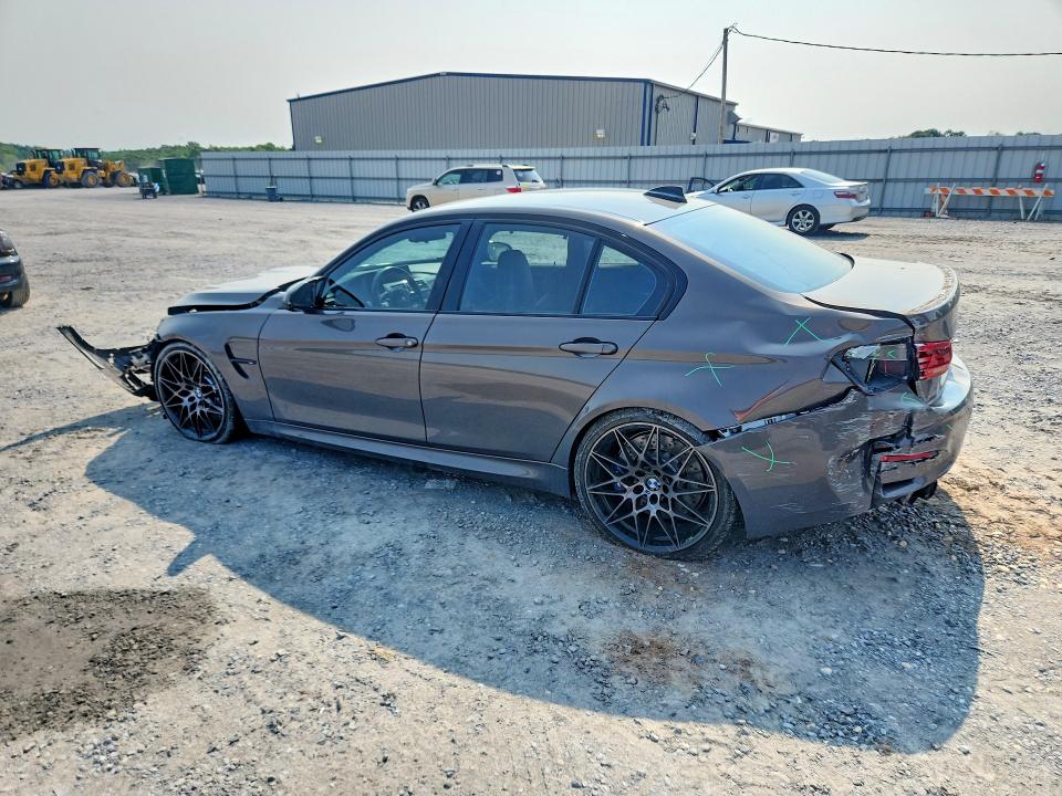 2018 BMW M3 VIN WBS8M9C51J5J80329 COPART salvage auction — FRONT END, Nc - Salvage Certificate Of Title, sold $17,900 on 2026-08-26 (photo 2)