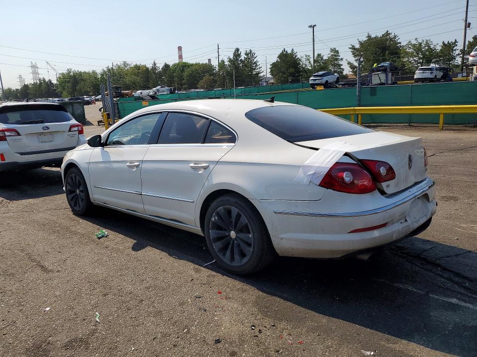 2010 Volkswagen Cc VIN WVWMP7AN3AE557893 COPART salvage auction — REAR END, Co - Salvage Title, sold $350 on 2026-07-14 (photo 2)