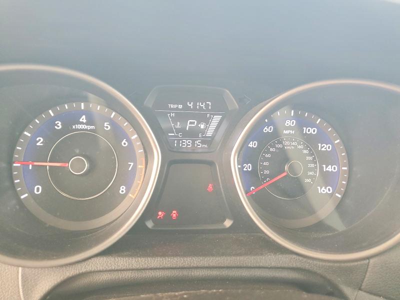 2016 Hyundai Elantra VIN 5NPDH4AE4GH753247 COPART salvage auction — REAR END, TX - SALVAGE VEHICLE TITLE (P), sold $850 on 2026-07-24 (photo 9)