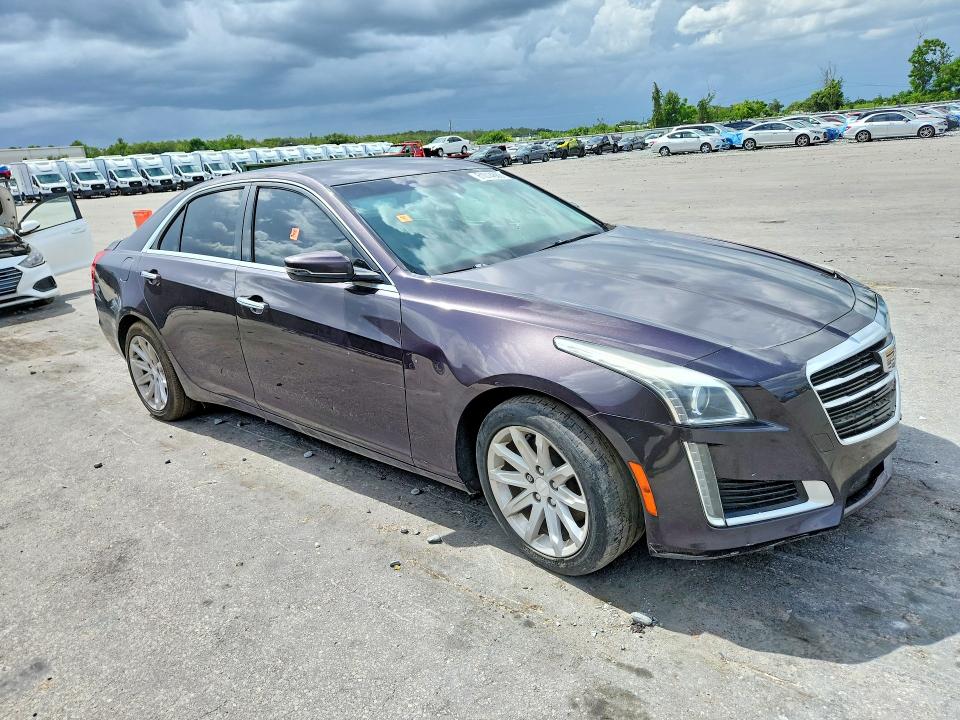 2015 Cadillac Cts VIN 1G6AP5SX7F0117450 COPART salvage auction — REAR END, Fl - Certificate Of Destruction (P), sold $675 on 2026-07-23 (photo 4)