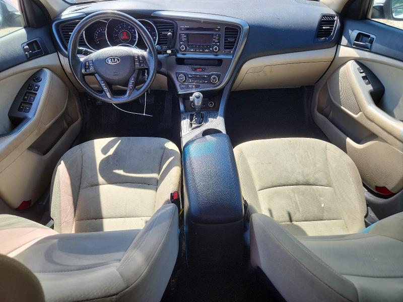 2012 Kia Optima VIN KNAGM4A7XC5283386 COPART salvage auction — FRONT END, Va - Cert Of Title - Salvage, sold $100 on 2026-07-28 (photo 8)