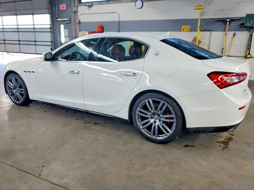 2014 Maserati Ghibli VIN ZAM57RTA3E1097878 COPART salvage auction — ROOF, IL - CERTIFICATE OF TITLE, sold $275 on 2026-07-27 (photo 2)