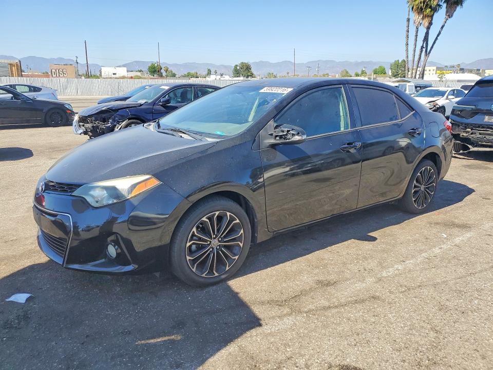 2015 Toyota Corolla VIN 5YFBURHE7FP180044 COPART salvage auction — VANDALISM, Ca - Salvage Certificate, sold $60 on 2026-07-21 (photo 1)
