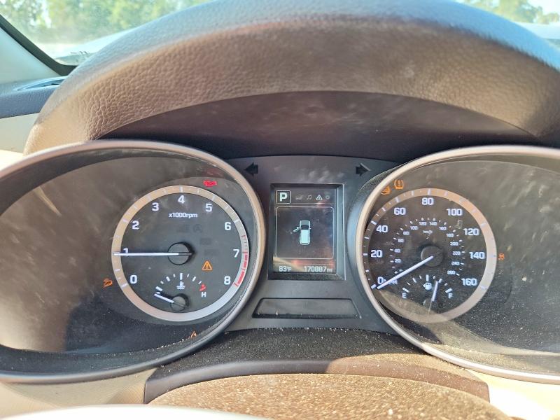 2017 Hyundai Santa fe VIN 5XYZT3LB9HG409567 COPART salvage auction — MECHANICAL, Fl - Certificate Of Title, sold $2,300 on 2026-07-28 (photo 9)