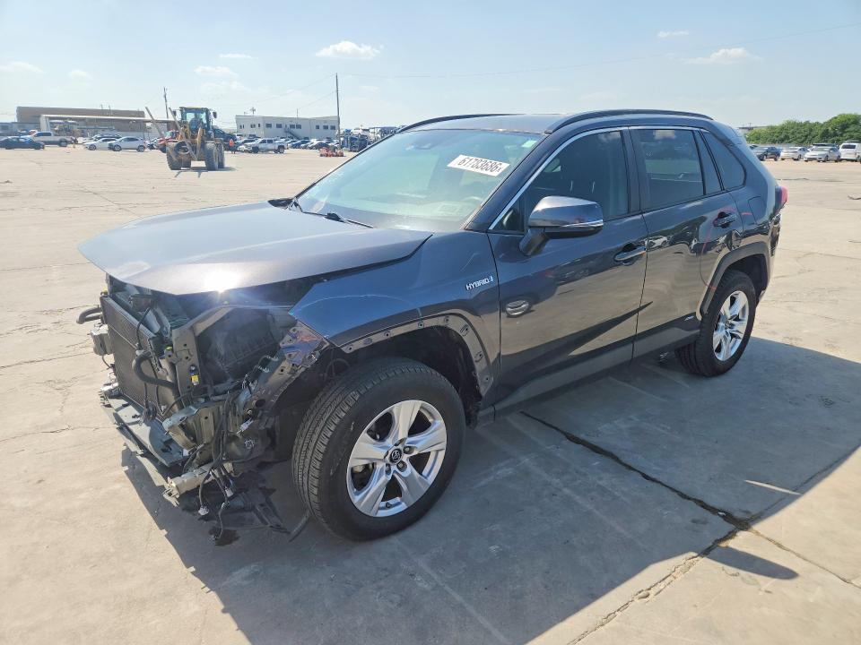 2019 Toyota Rav4 hybrid VIN 2T3RWRFV3KW031593 COPART salvage auction — FRONT END, Tx - Salvage Vehicle Title, sold $10,700 on 2026-07-27 (photo 1)