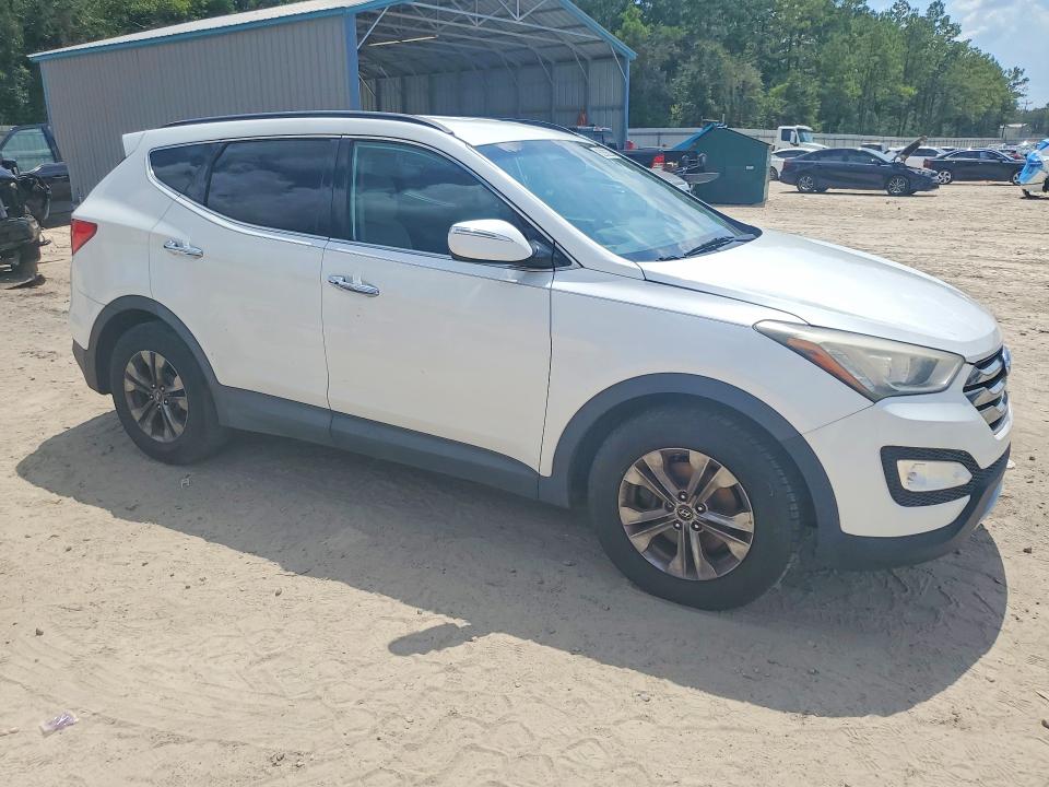 2014 Hyundai Santa fe VIN 5XYZU3LB1EG220582 COPART salvage auction — MINOR DENT/SCRATCHES, Fl - Certificate Of Title, sold $2,050 on 2026-07-31 (photo 4)