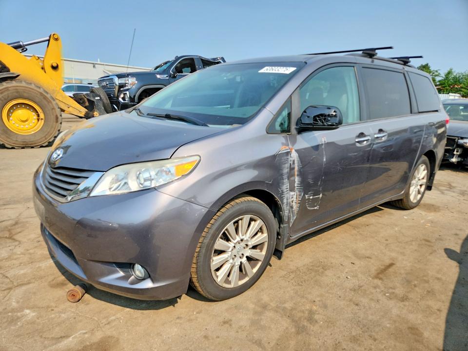 2013 Toyota Sienna VIN 5TDDK3DCXDS051221 COPART salvage auction — MINOR DENT/SCRATCHES, Ct - Certificate Of Title, sold $1,250 on 2026-07-17 (photo 1)