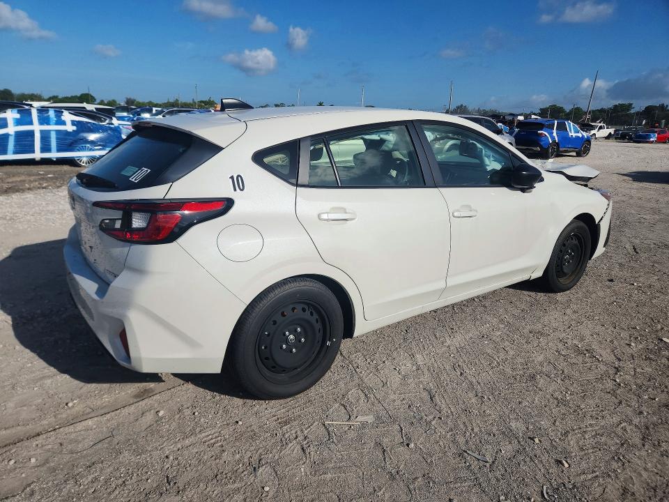 2025 Subaru Impreza VIN JF1GUABC8S8319737 COPART salvage auction — FRONT END, Fl - Certificate Of Destruction, sold $3,550 on 2026-07-21 (photo 3)