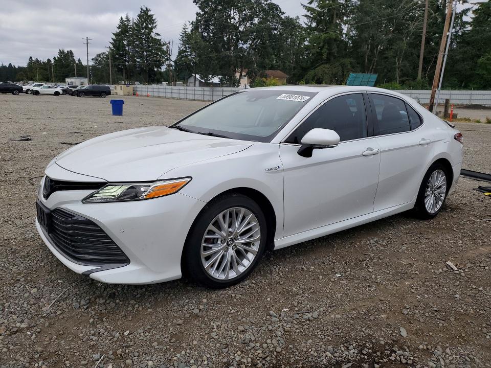 2019 Toyota Camry solara VIN 4T1B21HK8KU512675 COPART salvage auction — REAR END, WA - BILL OF SALE, sold $6,300 on 2026-07-10 (photo 1)