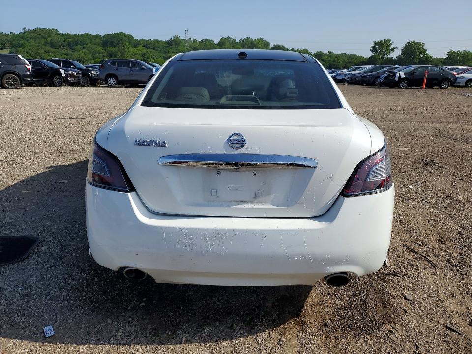 2012 Nissan Maxima VIN 1N4AA5AP7CC848430 COPART salvage auction — FRONT END, Il - Salvage Certificate, sold $450 on 2026-07-29 (photo 6)