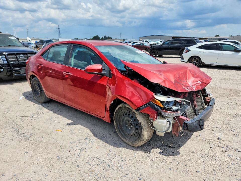 2014 Toyota Corolla VIN 5YFBURHE7EP112843 COPART salvage auction — FRONT END, TX - SALVAGE VEHICLE TITLE (P), sold $1,100 on 2026-07-17 (photo 4)
