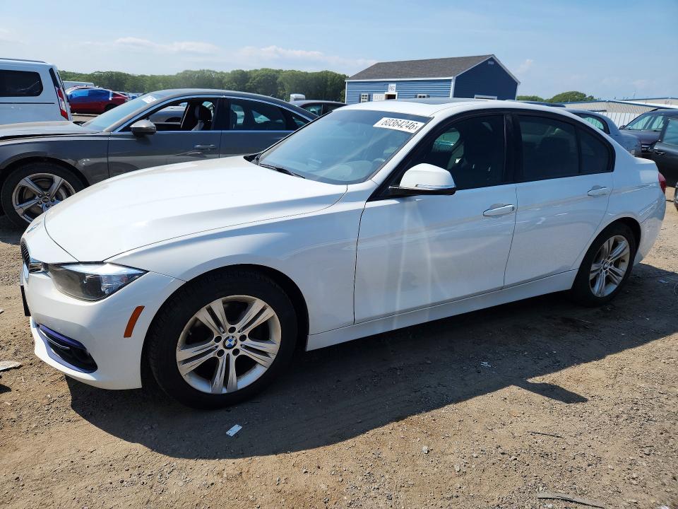 2016 BMW 3er VIN WBA8E3G57GNU05662 COPART salvage auction — REAR END, Ma - Cert Of Title-Reconstrctd Coll, sold $4,000 on 2026-07-22 (photo 1)