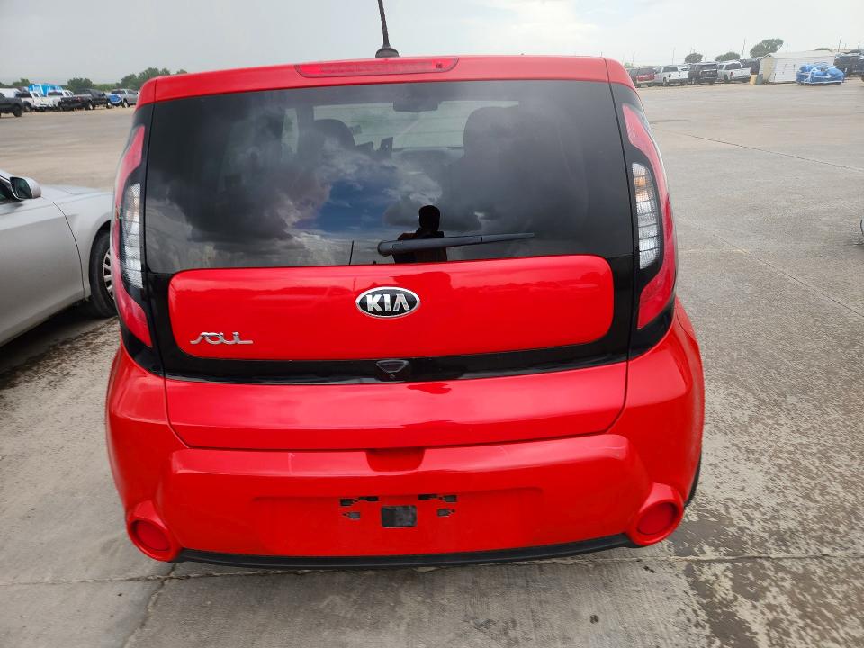 2016 Kia Soul VIN KNDJX3A55G7837923 COPART salvage auction — FRONT END, Tx - Salvage Vehicle Title, sold $1,600 on 2026-07-23 (photo 6)