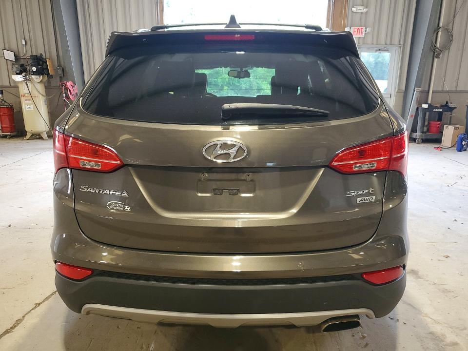 2014 Hyundai Santa fe VIN 5XYZUDLB4EG165843 COPART salvage auction — FRONT END, Salvage Title, sold $1,600 on 2026-07-15 (photo 6)