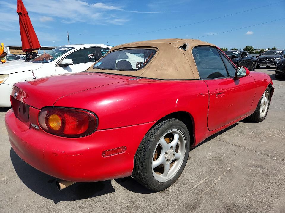 1999 Mazda Mx-5 VIN JM1NB3535X0120276 COPART salvage auction — FRONT END, Tx - Certificate Of Title, sold $1,200 on 2026-07-16 (photo 3)