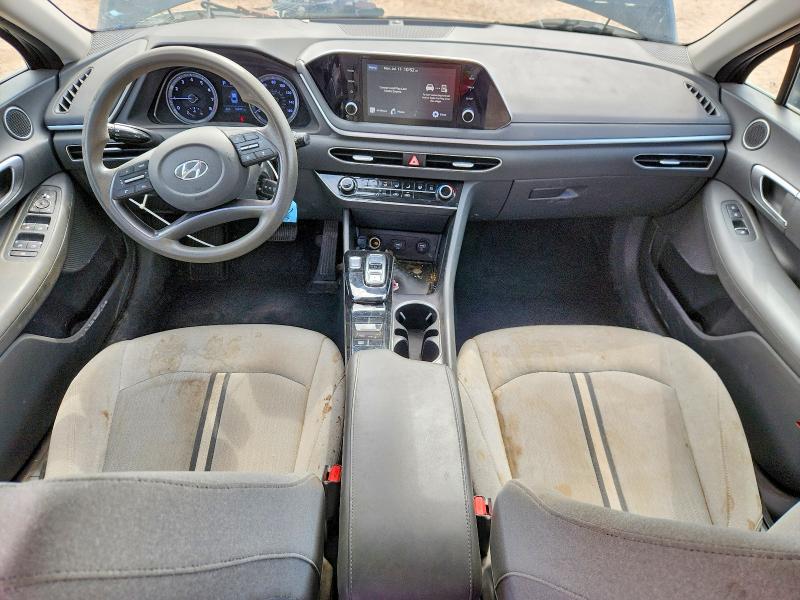 2021 Hyundai Sonata VIN 5NPEG4JA9MH125457 COPART salvage auction — REAR END, Tx - Salvage Vehicle Title, sold $3,600 on 2026-07-22 (photo 8)