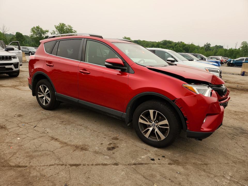 2017 Toyota Rav 4 VIN JTMRFREV0HJ138559 COPART salvage auction — FRONT END, NY - MV-907A SALVAGE CERTIFICATE, sold $7,800 on 2026-07-27 (photo 4)