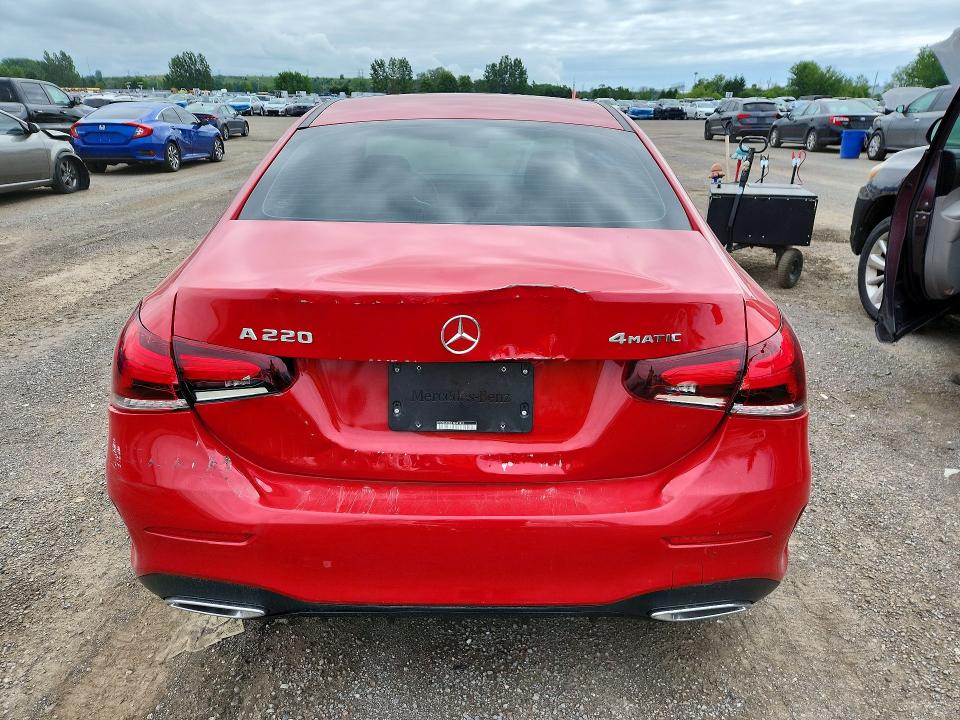 2020 Mercedes-benz A-klasse VIN WDD3G4FB9LW041825 COPART salvage auction — REAR END, On - Permit No Brand - Unfit, sold $225 on 2026-08-04 (photo 6)