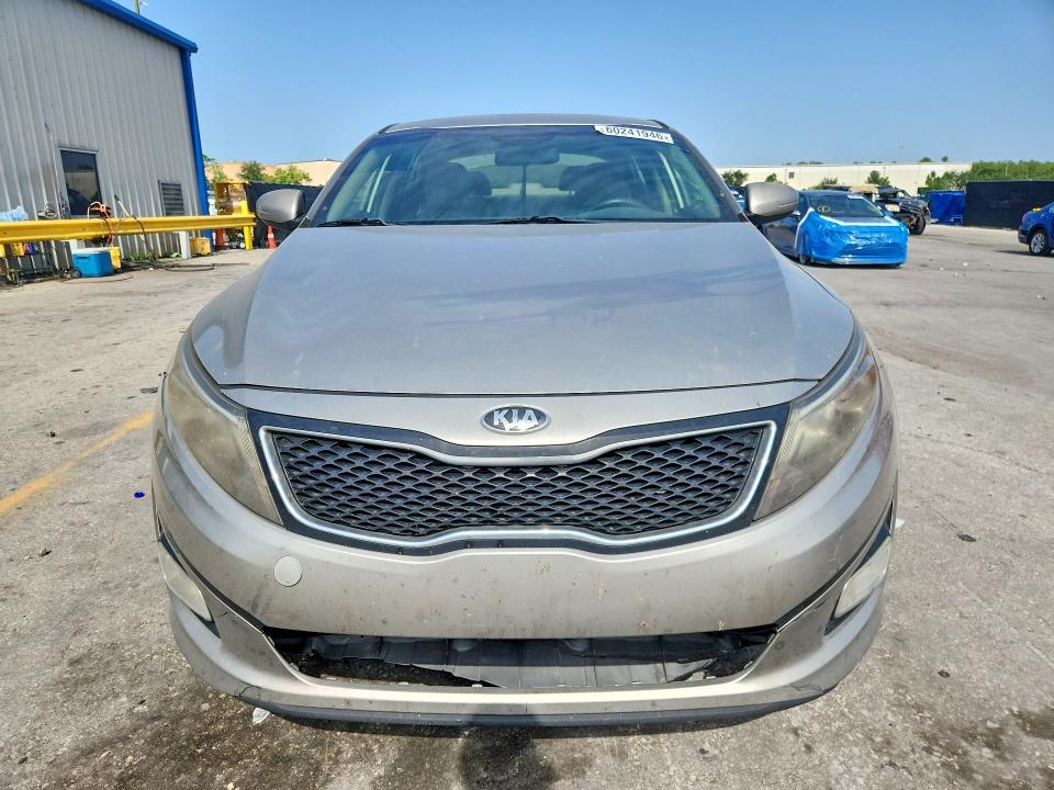 2015 Kia Optima VIN KNAGM4A71F5546322 COPART salvage auction — REAR END, Fl - Cert Of Title Slvg Rebuildable, sold $650 on 2026-07-28 (photo 5)