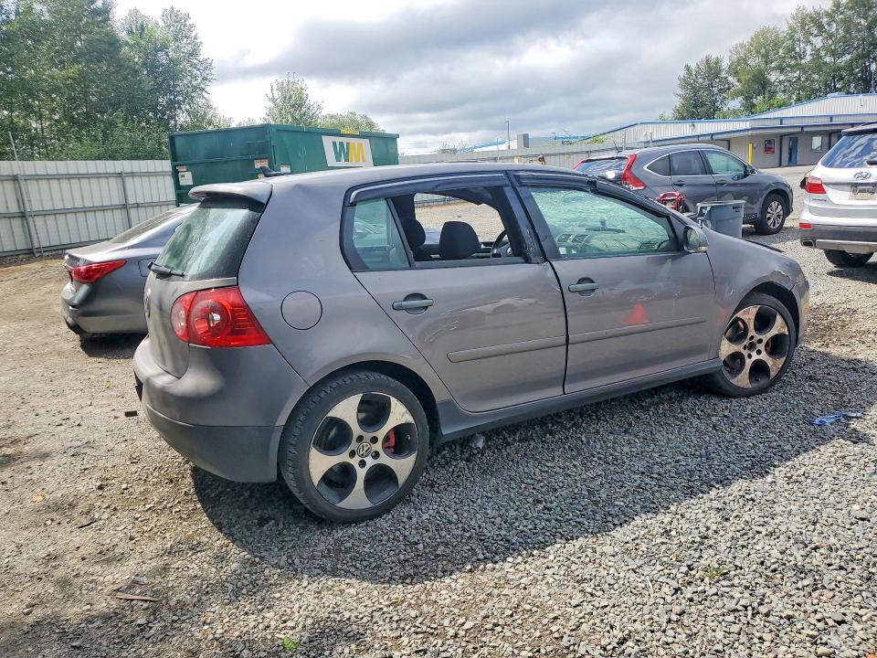 2007 Volkswagen Gti VIN WVWHV71K87W068292 COPART salvage auction — ROLLOVER, WA - BILL OF SALE, sold $275 on 2026-07-27 (photo 3)