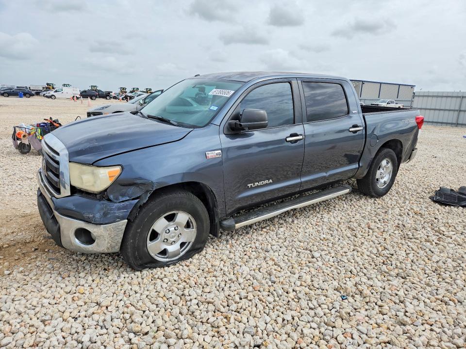 2010 Toyota Tundra VIN 5TFEY5F17AX076657 COPART salvage auction — FRONT END, TX - SALVAGE VEHICLE TITLE (P), sold $1,200 on 2026-07-30 (photo 1)