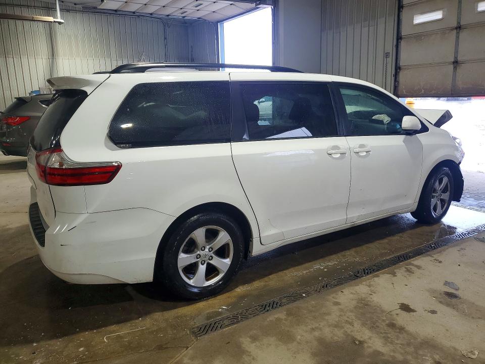 2017 Toyota Sienna VIN 5TDKZ3DC0HS845329 COPART salvage auction — FRONT END, Pa - Certificate Of Salvage, sold $3,850 on 2026-07-27 (photo 3)
