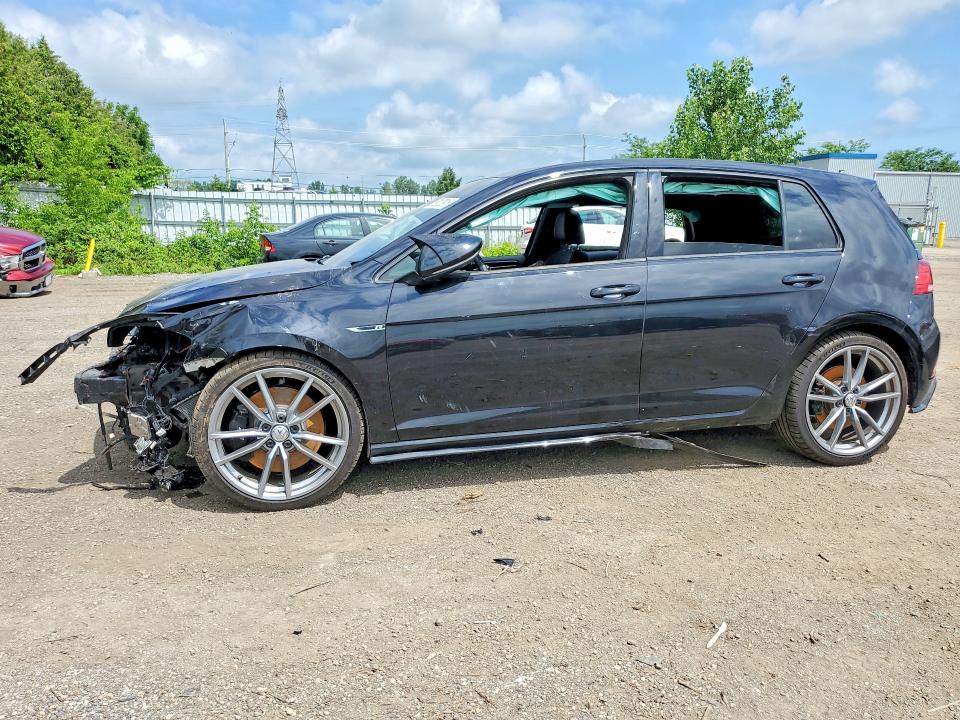 2019 Volkswagen Golf r VIN WVWVA7AU9KW169771 COPART salvage auction — FRONT END, ON - PERMIT SALVAGE, sold $525 on 2026-07-23 (photo 1)