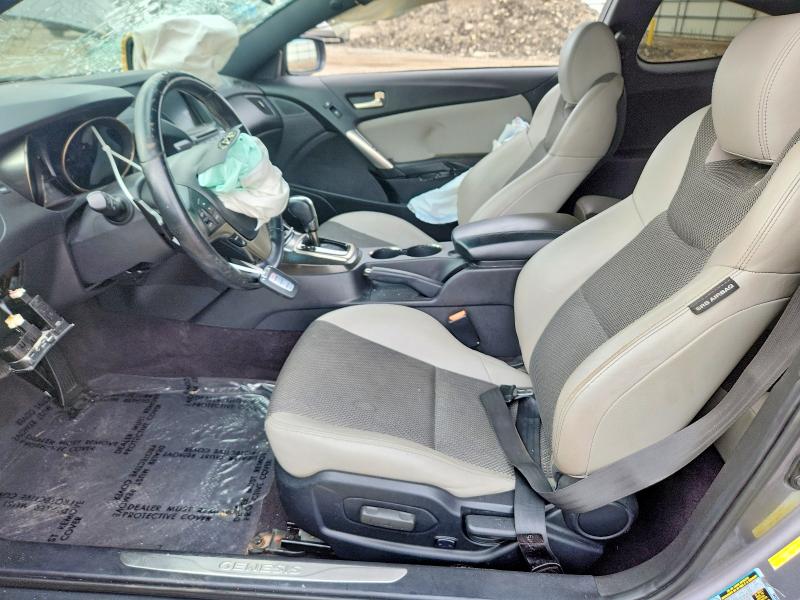 2013 Hyundai Genesis coupe VIN KMHHT6KD1DU112331 COPART salvage auction — FRONT END, Il - Certificate Of Title, sold $700 on 2026-07-28 (photo 7)