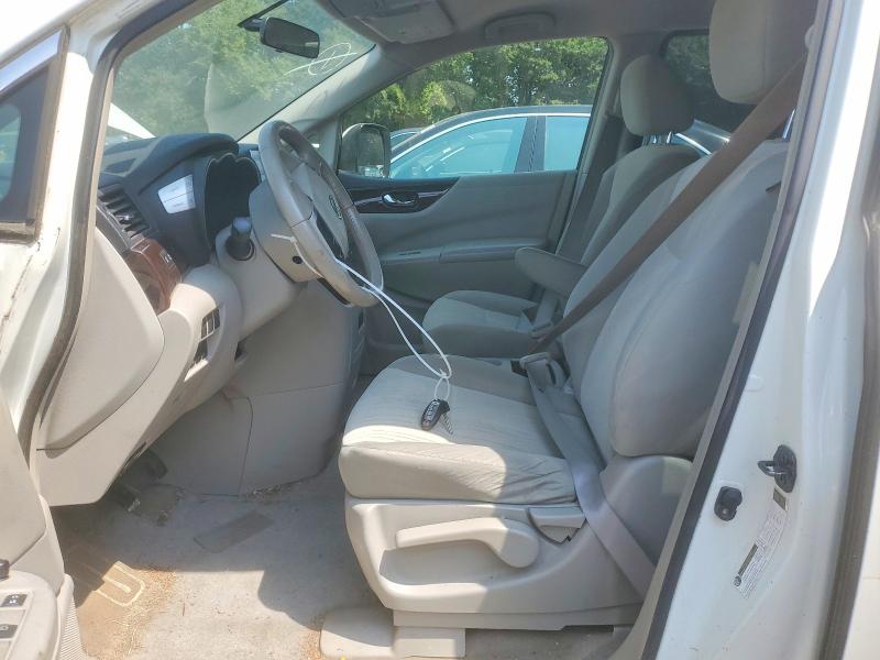 2014 Nissan Quest VIN JN8AE2KP1E9100837 COPART salvage auction — FRONT END, Ga - Certificate Of Title, sold $575 on 2026-07-31 (photo 7)