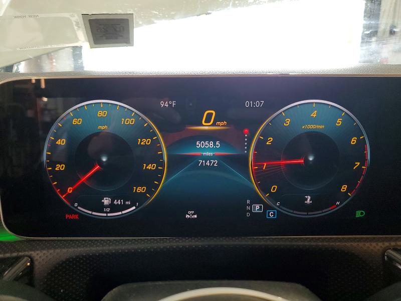 2019 Mercedes-benz A-class VIN WDD3G4EB2KW025496 COPART salvage auction — FRONT END, Ny - Mv-907A Salvage Certificate, sold $5,700 on 2026-07-13 (photo 9)