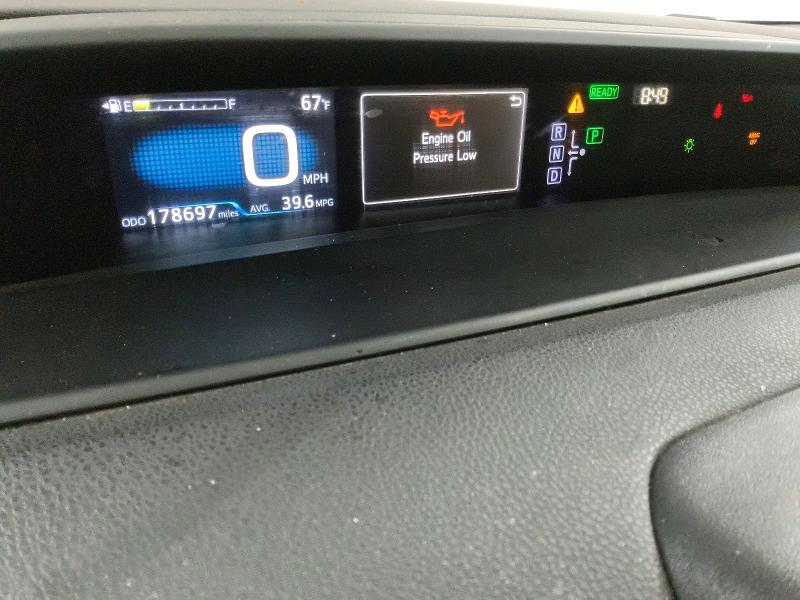 2017 Toyota Prius VIN JTDKBRFU0H3576652 COPART salvage auction — FRONT END, CA - CERTIFICATE OF TITLE (P), sold $2,100 on 2026-07-16 (photo 9)