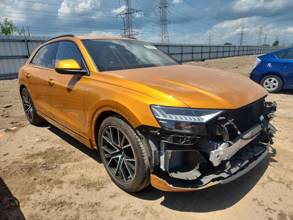 2019 Audi Q8 VIN WA1FVAF10KD022247 COPART salvage auction — FRONT END, Il - Salvage Certificate, sold $23,200 on 2026-09-08 (photo 4)