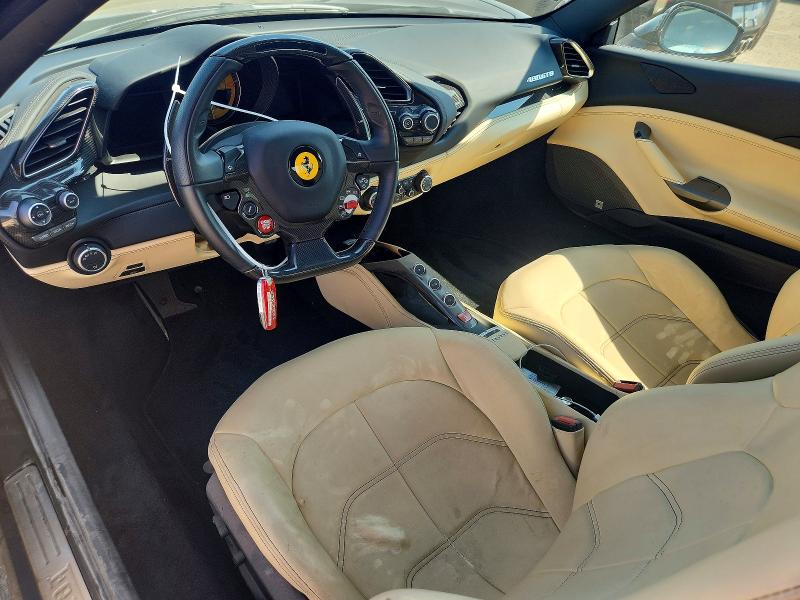 2016 Ferrari 488 VIN ZFF79ALA2G0219262 COPART salvage auction — WATER/FLOOD, Qc - Irrecuperable, sold $101,000 on 2026-08-04 (photo 8)